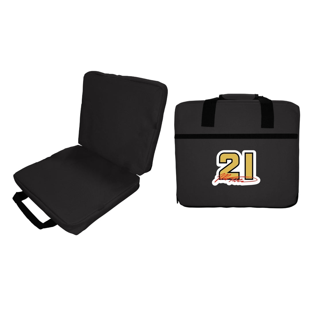 R and R Imports Officially Licensed NASCAR Matt DiBenedetto 21 Single Sided Seat Cushion Image 1