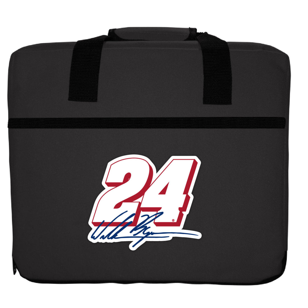 R and R Imports Officially Licensed NASCAR William Byron 24 Single Sided Seat Cushion for 2020 Image 1