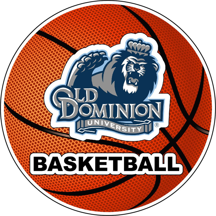 Old Dominion Monarchs 4-Inch Round Basketball NCAA Hoops Pride Vinyl Decal Sticker Image 1