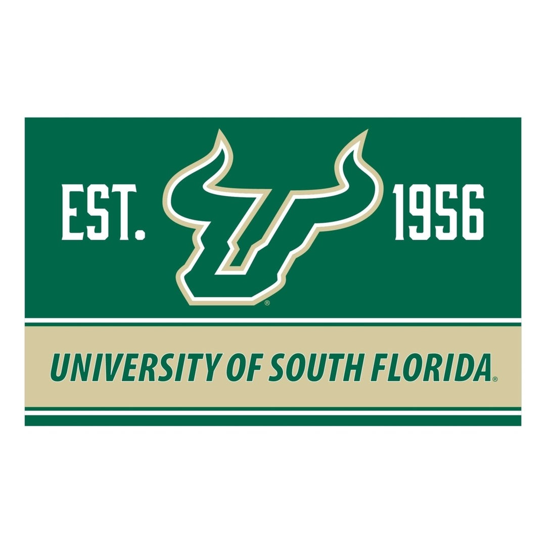 South Florida Bulls Wood Sign with Frame Image 1