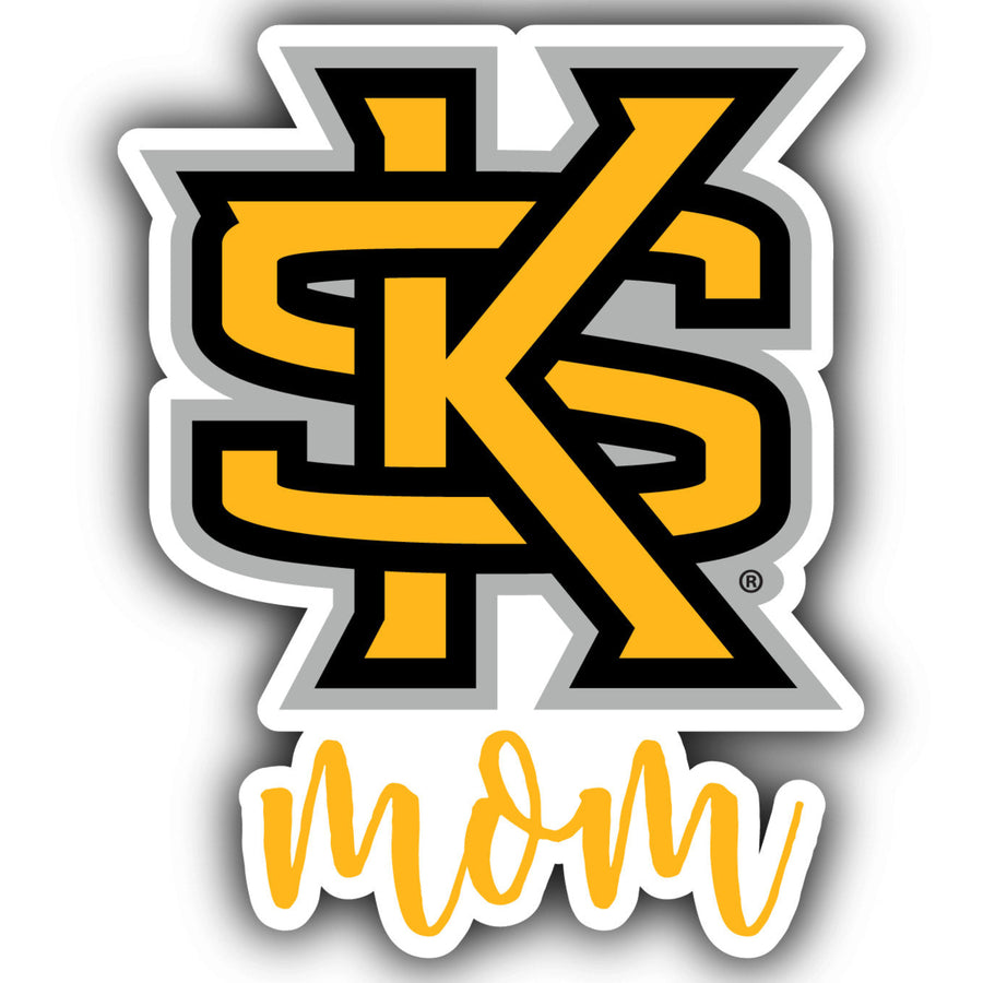 Kennesaw State University 4-Inch Proud Mom NCAA - Durable School Spirit Vinyl Decal Perfect Image 1