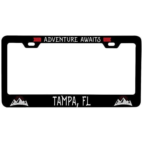 R and R Imports Tampa Florida Vanity Metal License Plate Frame Image 1