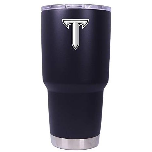 Troy University Mascot Logo Tumbler - 24oz Color-Choice Insulated Stainless Steel Mug Image 1