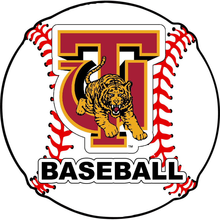 Tuskegee University 4-Inch Round Baseball NCAA Passion Vinyl Decal Sticker Image 1