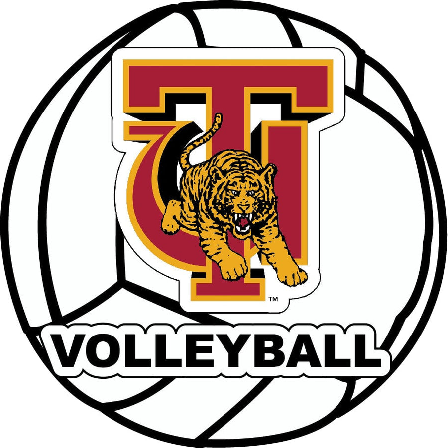 Tuskegee University 4-Inch Round Volleyball NCAA Vinyl Decal Sticker for Fans, Students, and Alumni Image 1