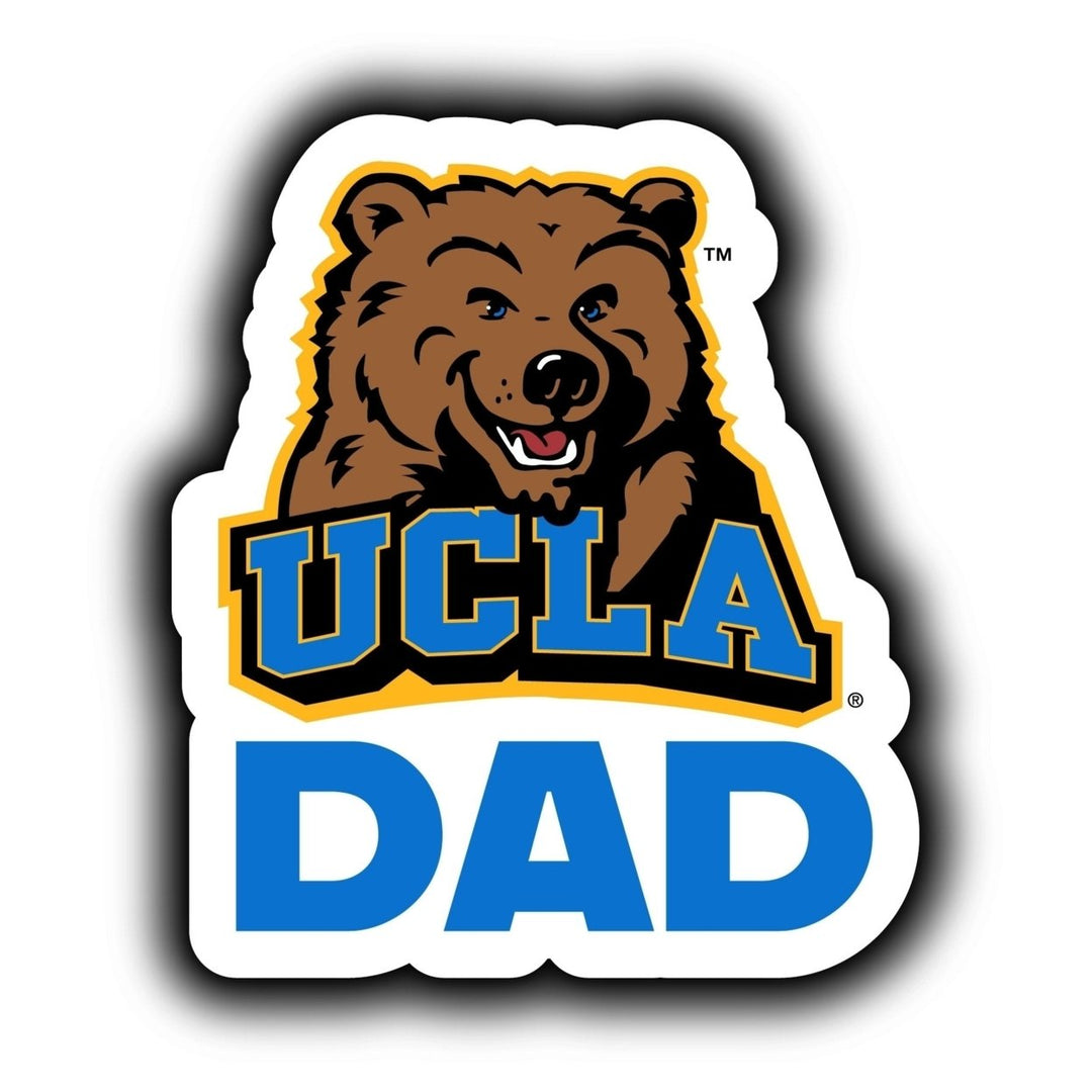 UCLA Bruins 4-Inch Proud Dad NCAA - Durable School Spirit Vinyl Decal Perfect Image 1