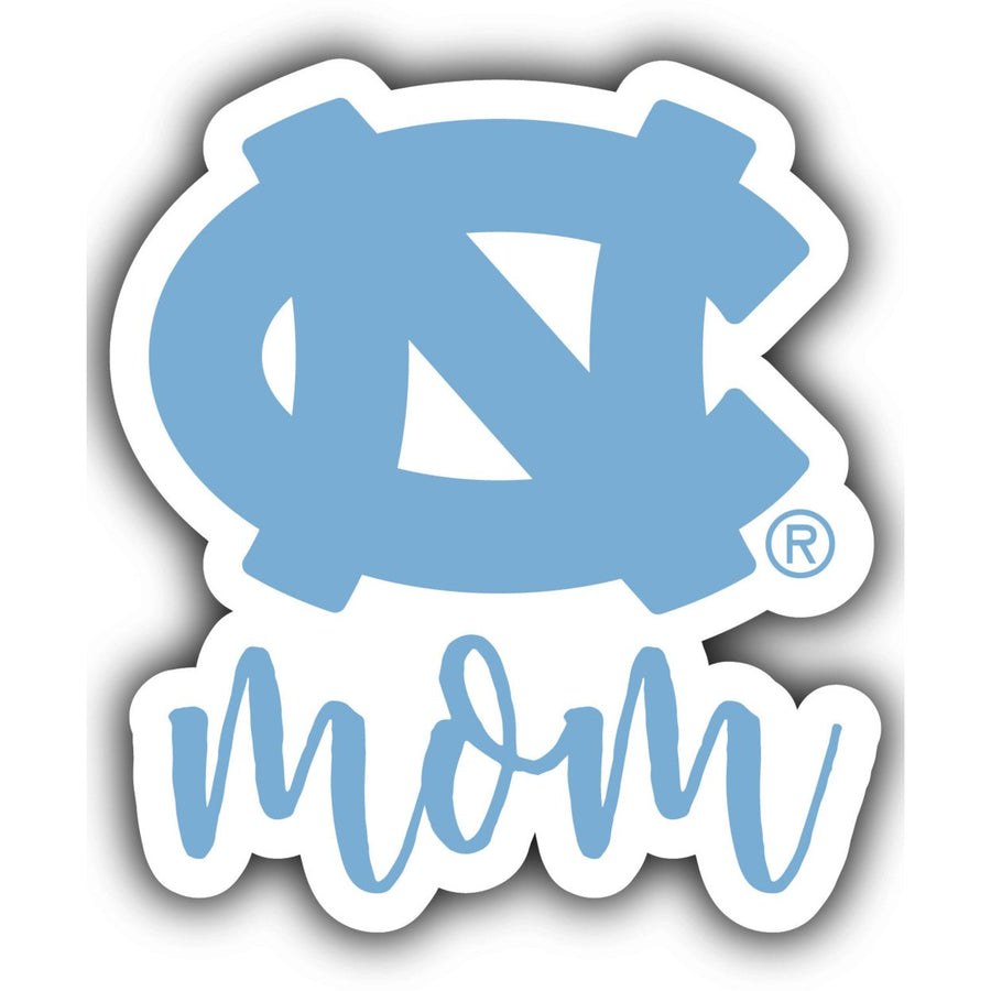 UNC Tar Heels 4-Inch Proud Mom NCAA - Durable School Spirit Vinyl Decal Perfect Image 1