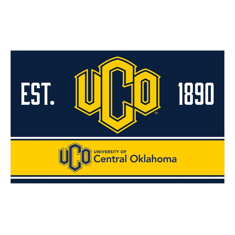 University of Central Oklahoma Bronchos Wood Sign with Frame Image 1