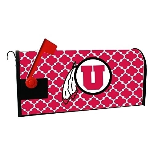 Utah Utes NCAA Officially Licensed Mailbox Cover Moroccan Design Image 1