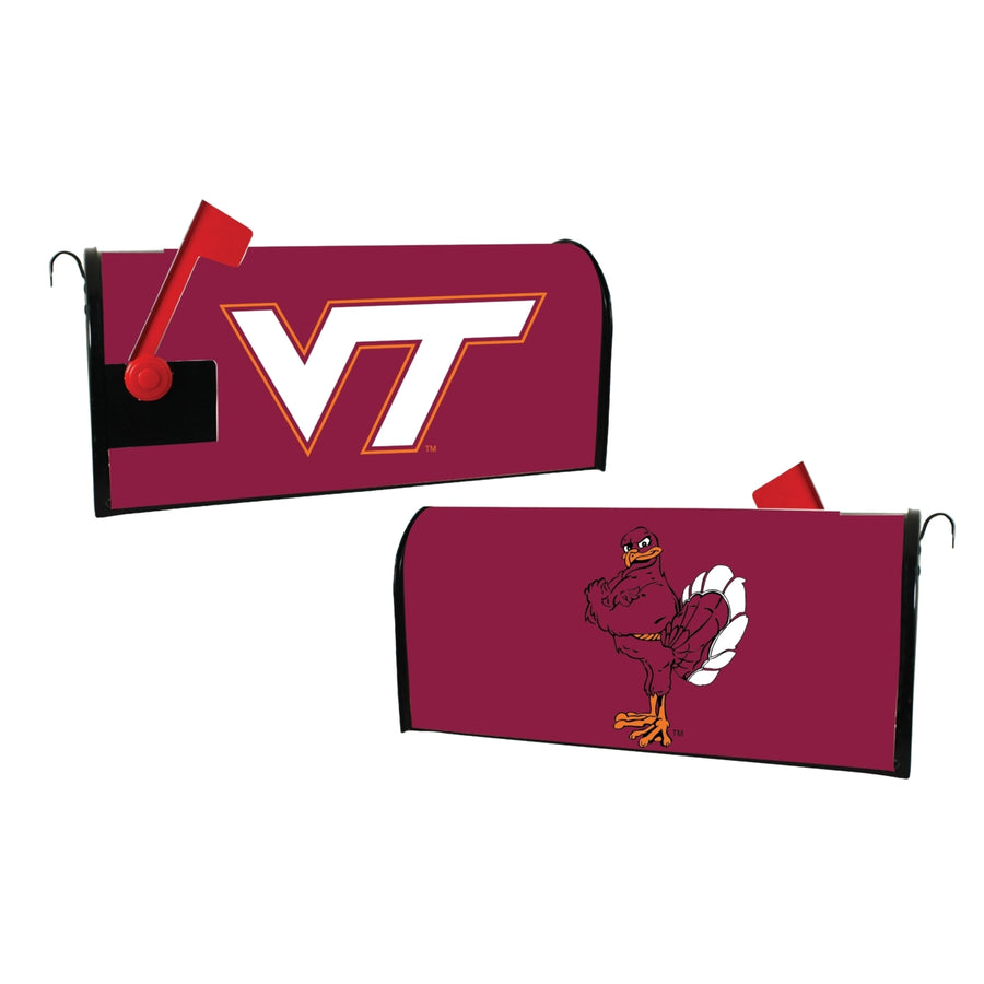 R and R Imports Virginia Tech Hokies Maroon Magnetic Mailbox Cover Image 1