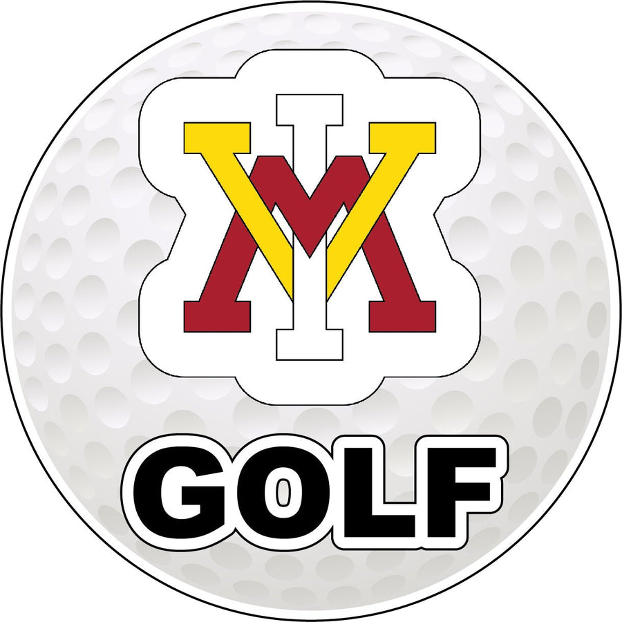 VMI Keydets 4-Inch Round Golf NCAA Fairway Fervor Vinyl Decal Sticker Image 1