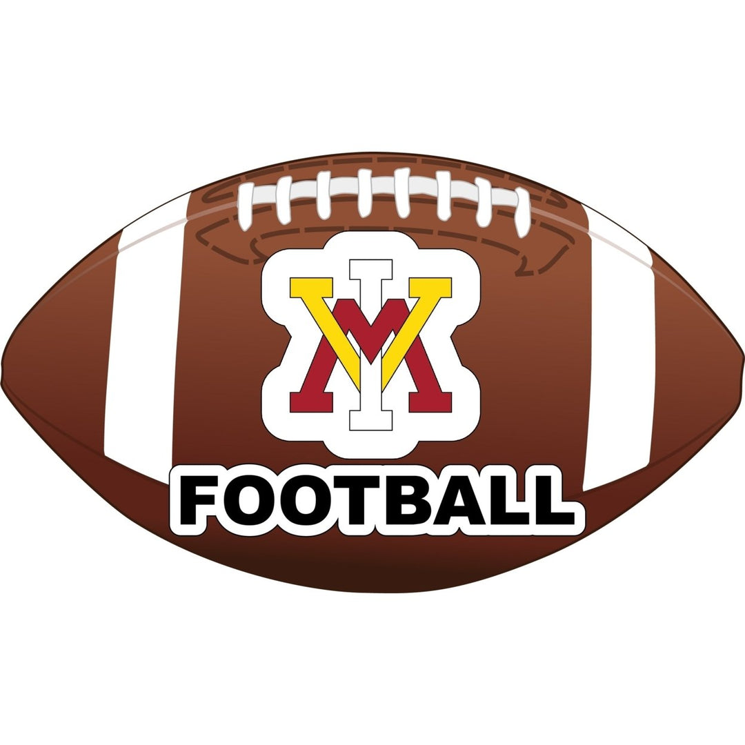 VMI Keydets 4-Inch Round Football NCAA Gridiron Glory Vinyl Decal Sticker Image 1