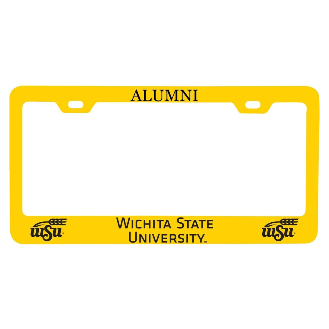 NCAA Wichita State Shockers Alumni License Plate Frame - Colorful Heavy Gauge Metal, Officially Licensed Image 1