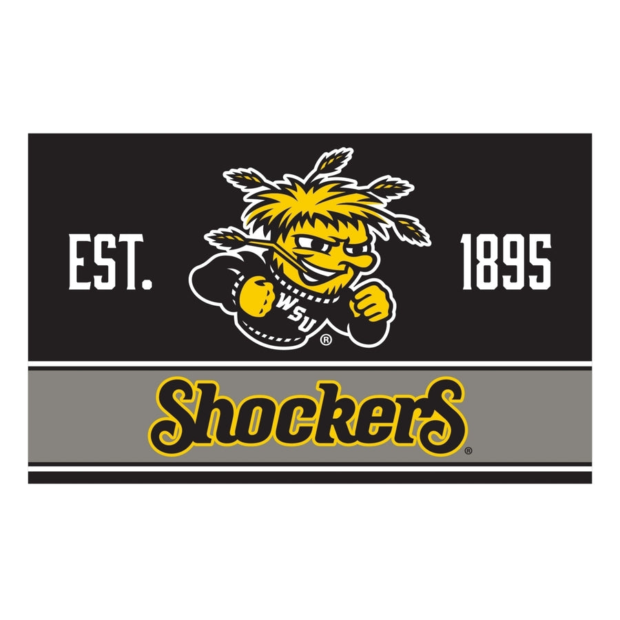 Wichita State Shockers Wood Sign with Frame Image 1