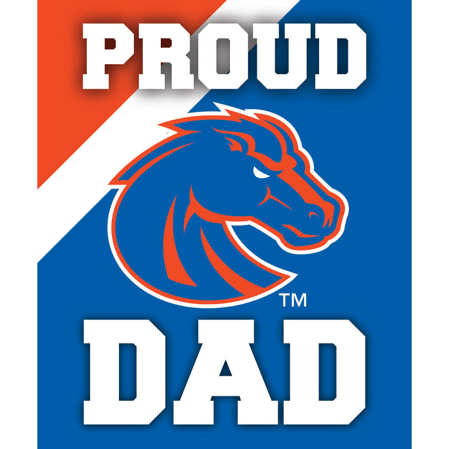 Boise State Broncos 5x6-Inch Proud Dad NCAA - Durable School Spirit Vinyl Decal Perfect Image 1