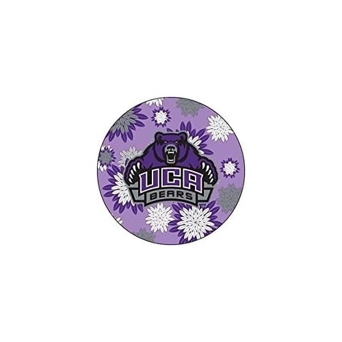 Central Arkansas Bears NCAA Collegiate Trendy Floral Flower Fashion Pattern 4 Inch Round Decal Sticker Image 1