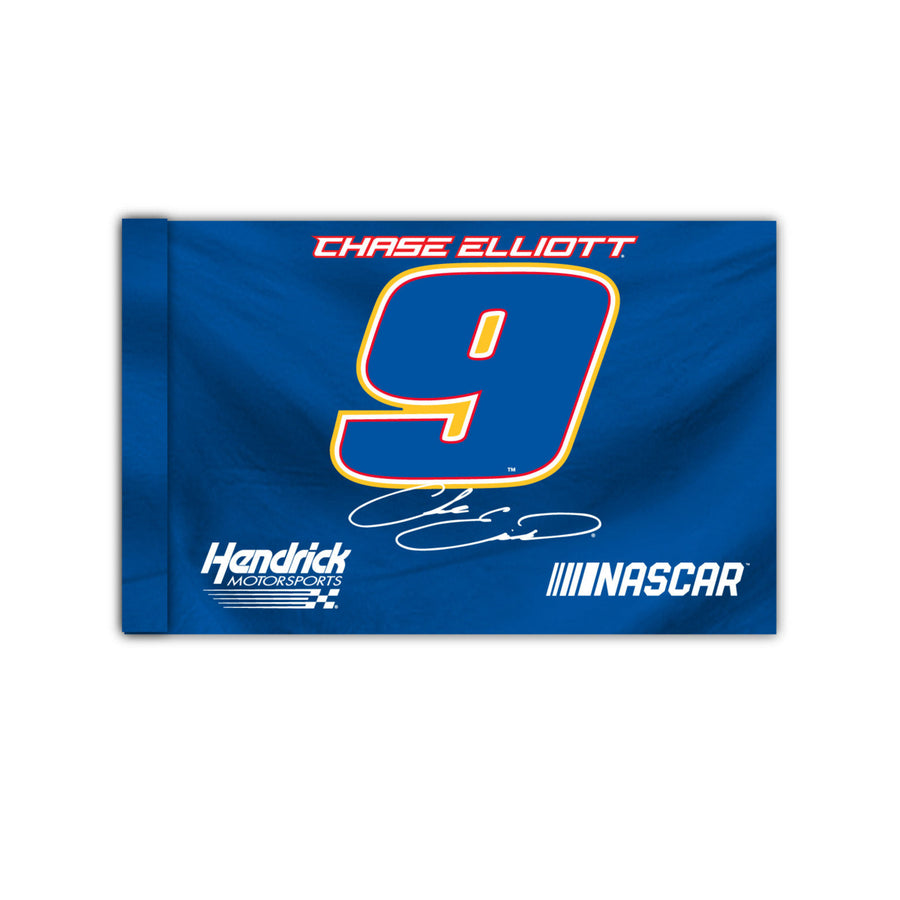 R and R Imports, Inc Chase Elliott 9 3 x 5 Flag with Car for 2020 Image 1