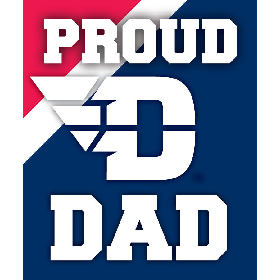 Dayton Flyers 5x6-Inch Proud Dad NCAA - Durable School Spirit Vinyl Decal Perfect Image 1