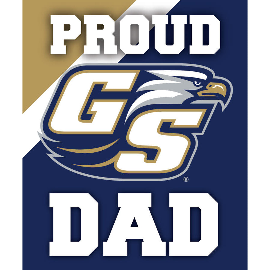 Georgia Southern Eagles 5x6-Inch Proud Dad NCAA - Durable School Spirit Vinyl Decal Perfect Image 1