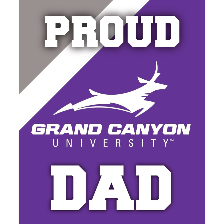 Grand Canyon University Lopes 5x6-Inch Proud Dad NCAA - Durable School Spirit Vinyl Decal Perfect Image 1