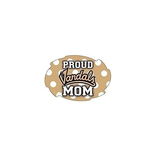 Idaho Vandals 5x6-Inch Swirl Shape Proud Mom NCAA - Durable School Spirit Vinyl Decal Perfect Image 1