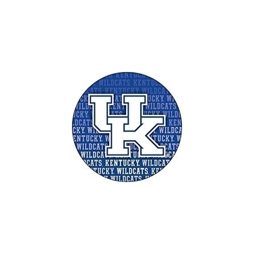 Kentucky Wildcats Round 4-Inch Verbiage Repeating Wordmark NCAA Vinyl Decal Sticker for Fans, Students, and Alumni Image 1