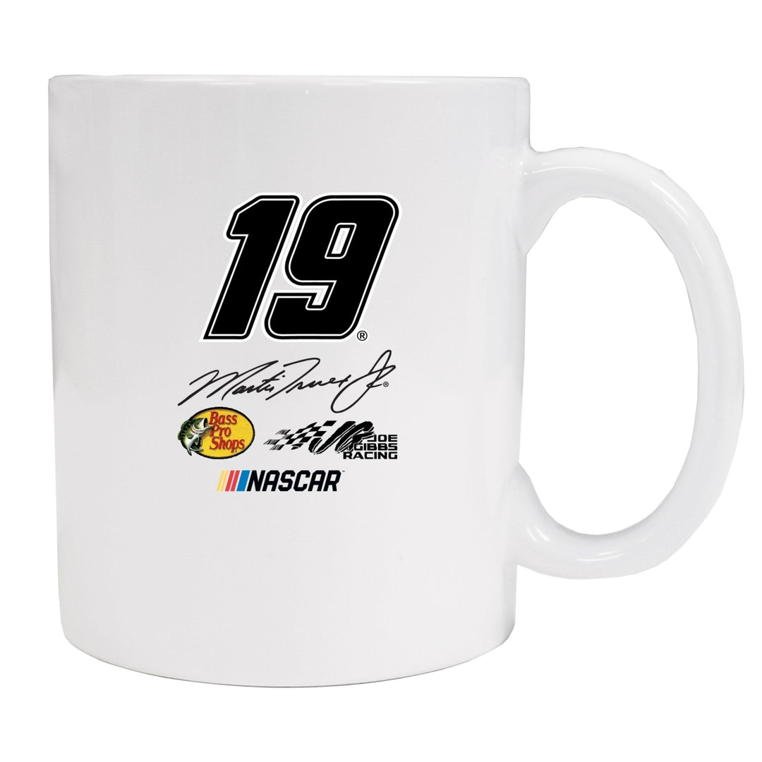 Martin Truex 19 Ceramic White Mug for 2020 (White). Image 1