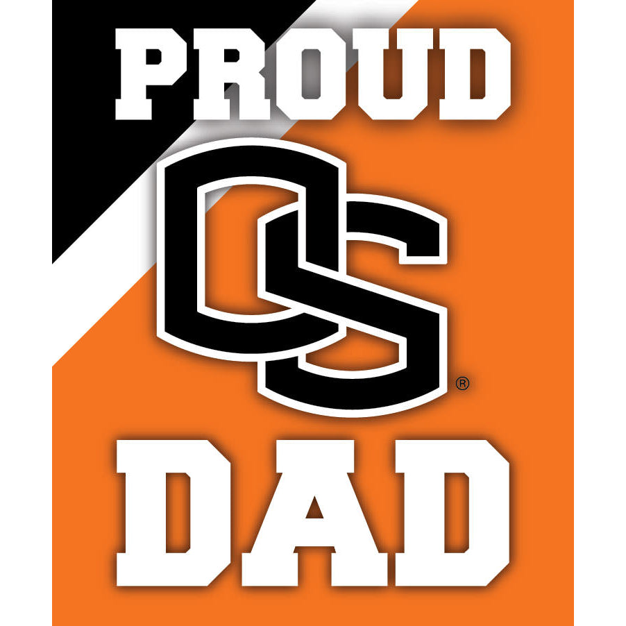 Oregon State Beavers 5x6-Inch Proud Dad NCAA - Durable School Spirit Vinyl Decal Perfect Image 1