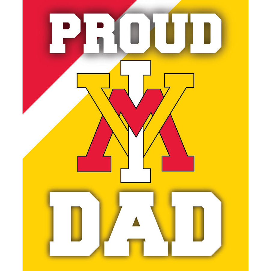 VMI Keydets 5x6-Inch Proud Dad NCAA - Durable School Spirit Vinyl Decal Perfect Image 1