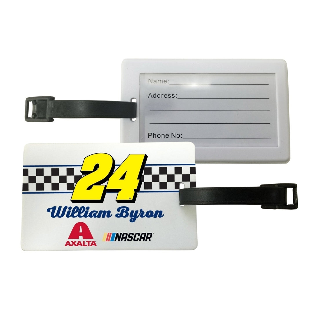 R and R Imports, Inc WB William Byron 24 Luggage Tag 2-Pack for 2020 Image 1