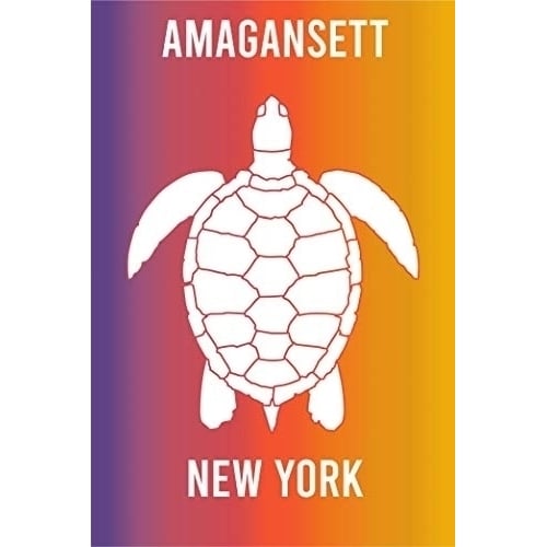 Rainbow Turtle Destination Fridge Magnet Image 1