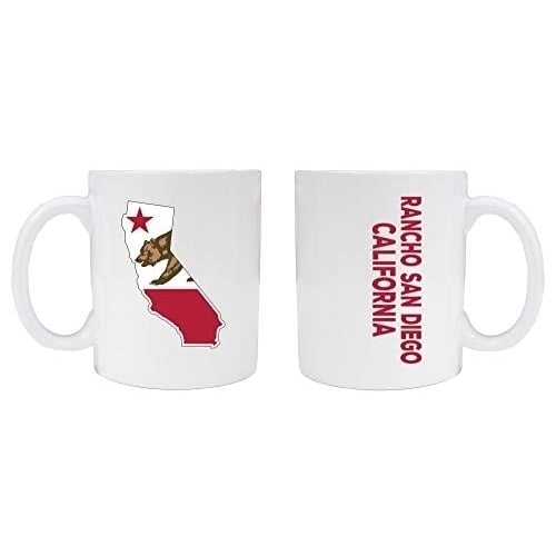 Rancho San Diego California Souvenir White Ceramic Mug 2 Pack Image 1