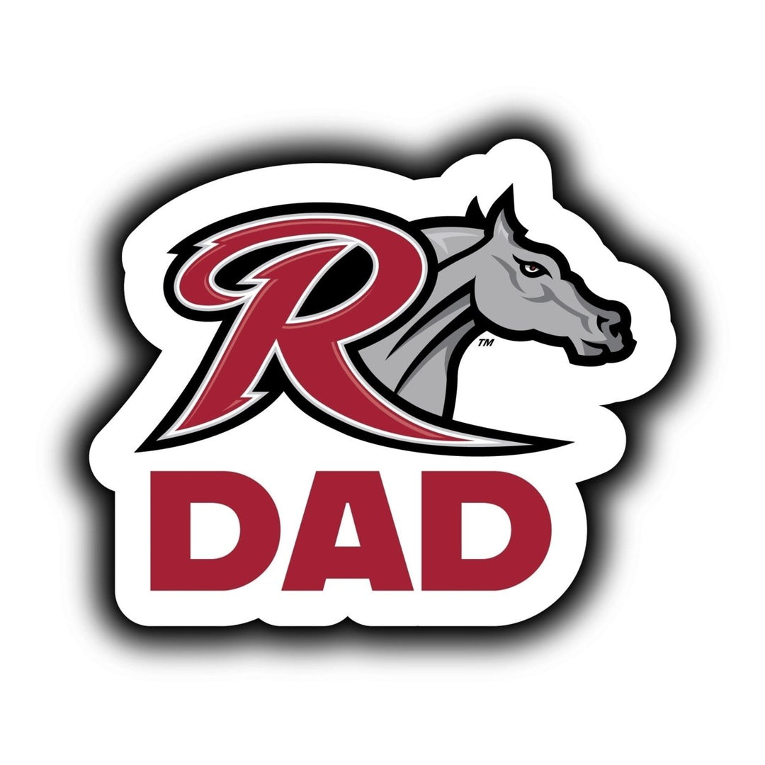 Rider University Broncs 4-Inch Proud Dad NCAA - Durable School Spirit Vinyl Decal Perfect Image 1