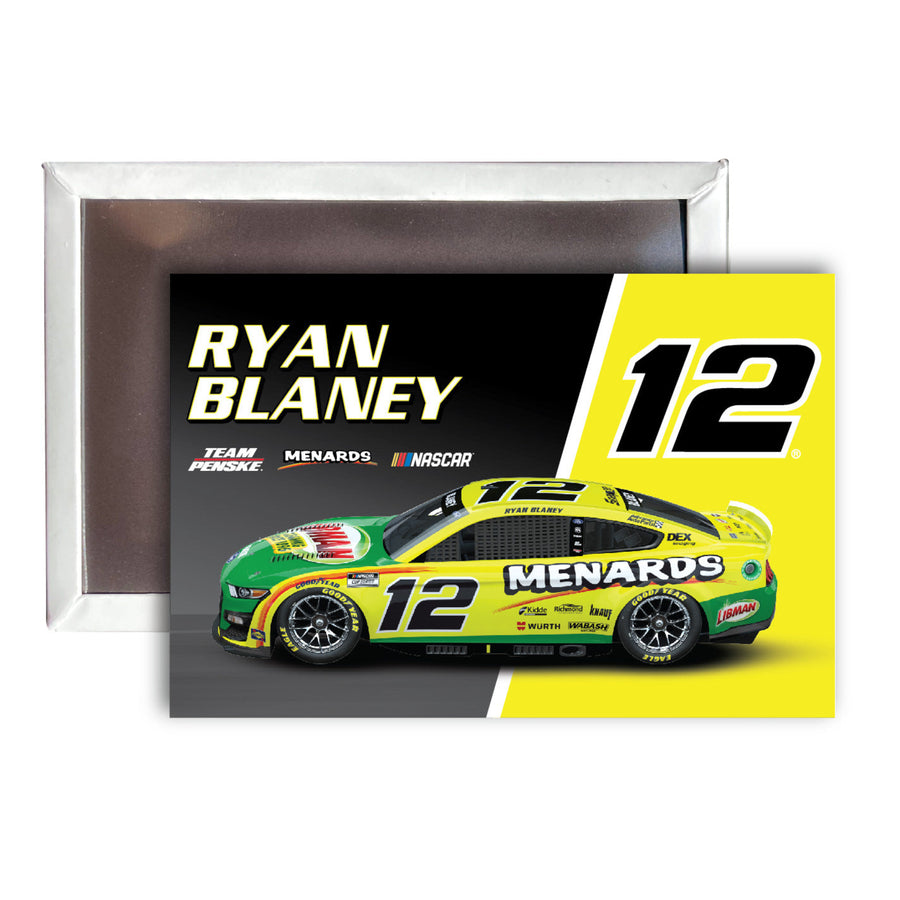 12 Ryan Blaney Nascar 2x3-Inch Fridge Magnet Image 1