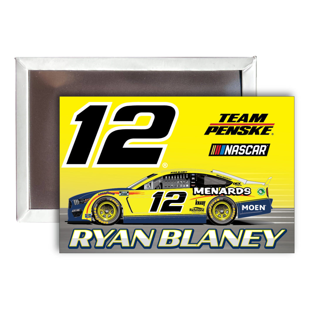 Ryan Blaney 12 Nascar 2x3-Inch Fridge Magnet for 2021 Image 1