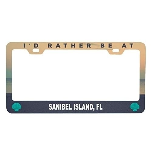 Sanibel Island Florida License Plate Frame Image 1