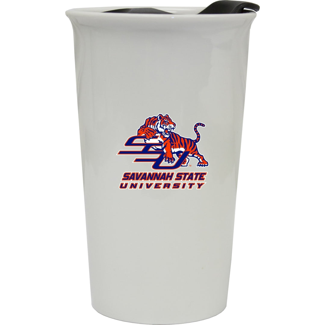 Savannah State University Double Walled Ceramic Tumbler Image 1