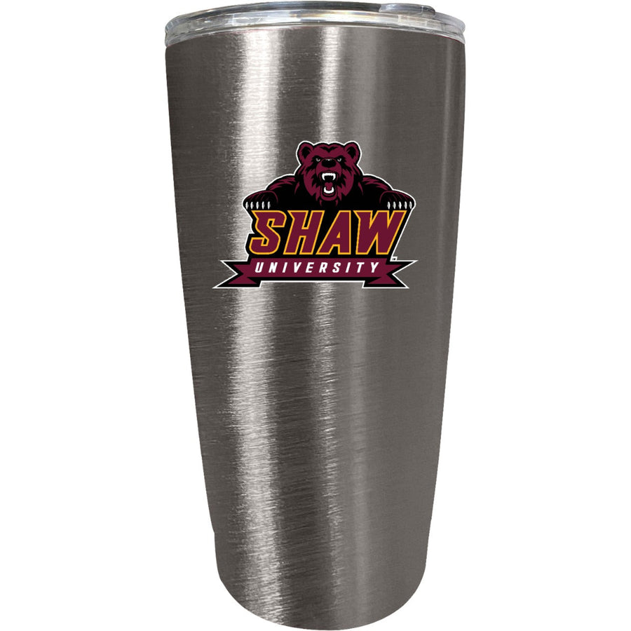 Shaw University Bears 16 oz Insulated Stainless Steel Tumbler colorless Image 1