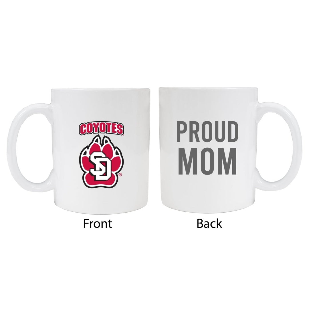 South Dakota Coyotes Proud Mom Ceramic Coffee Mug - White (2 Pack) Image 1