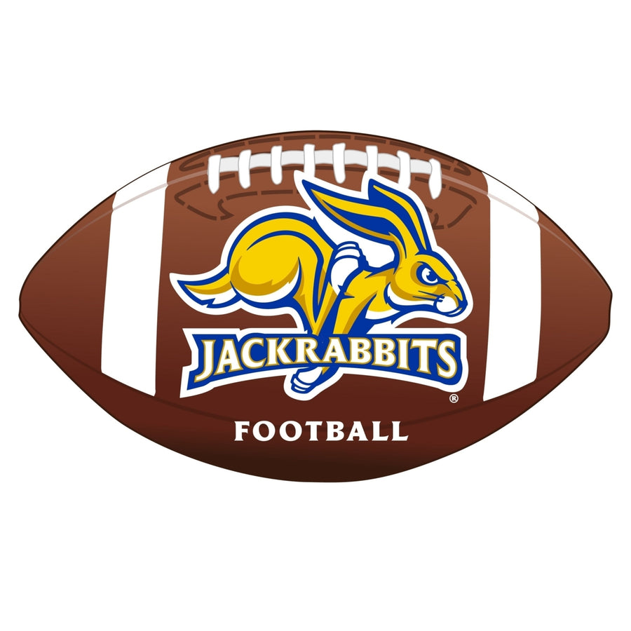 South Dakota State Jackrabbits 4-Inch Round Football NCAA Gridiron Glory Vinyl Decal Sticker Image 1