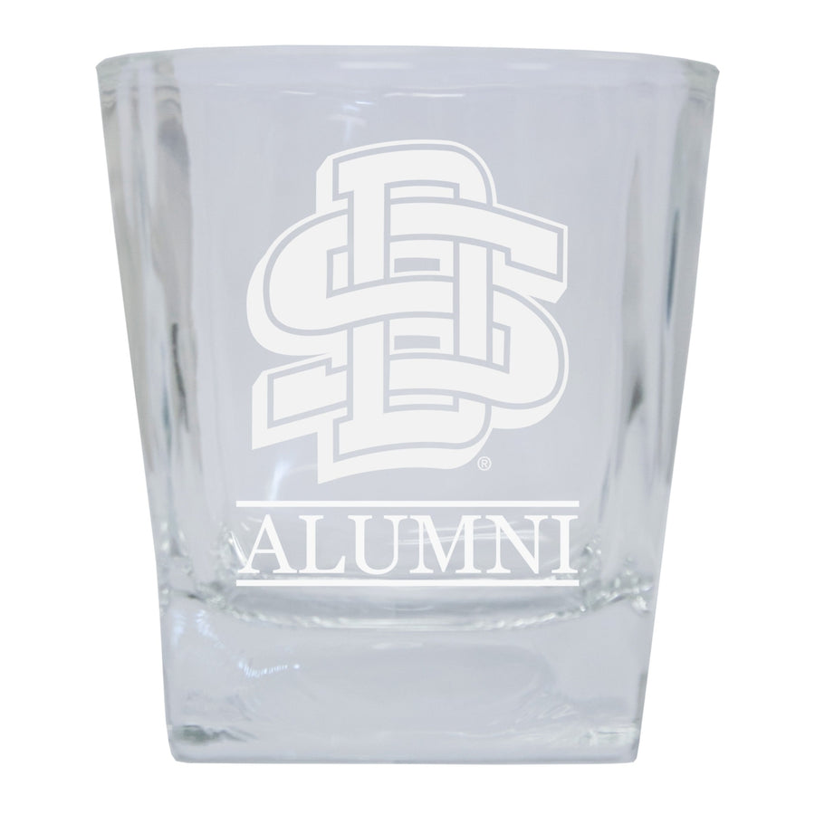 South Dakota State Jackrabbits Alumni Elegance - 5 oz Etched Shooter Glass Tumbler 2-Pack Image 1