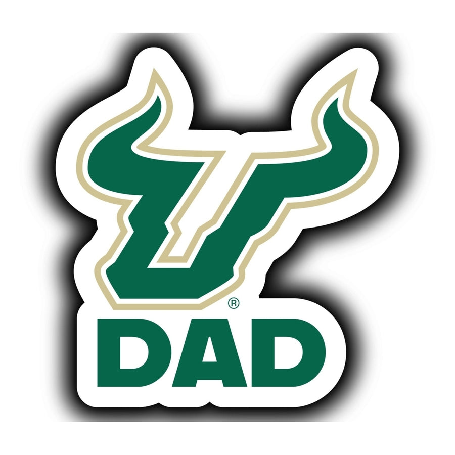 South Florida Bulls 4-Inch Proud Dad NCAA - Durable School Spirit Vinyl Decal Perfect Image 1