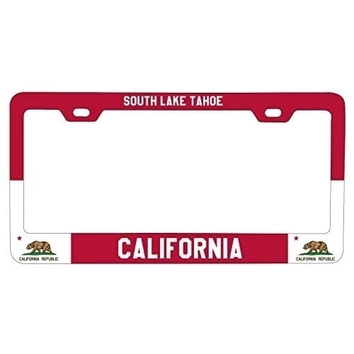 South Lake Tahoe California License Plate Frame Image 1