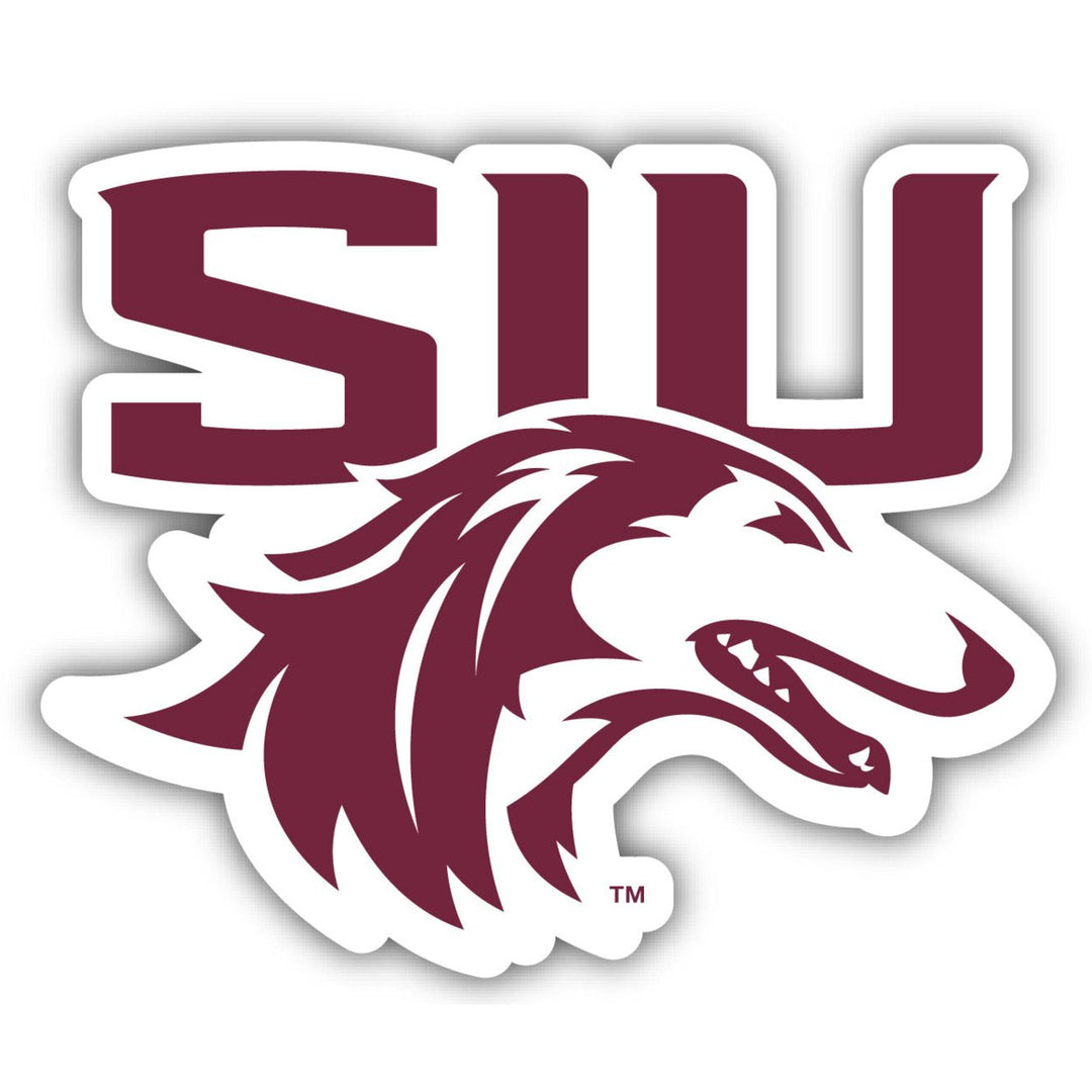 Southern Illinois Salukis 4-Inch Elegant School Logo NCAA Vinyl Decal Sticker for Fans, Students, and Alumni Image 1