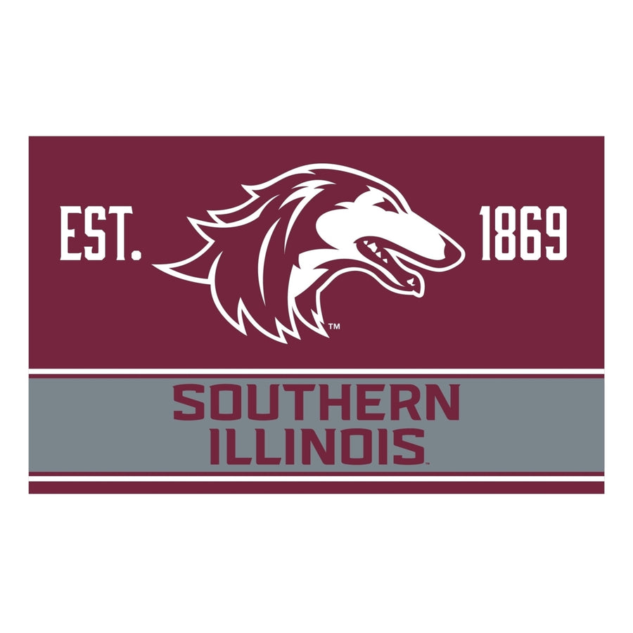 Southern Illinois Salukis Wood Sign with Frame Image 1