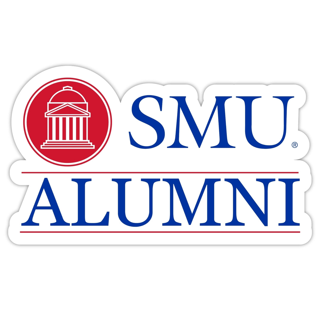 Southern Methodist University 4-Inch Alumni NCAA Vinyl Sticker - Durable School Spirit Decal Image 1