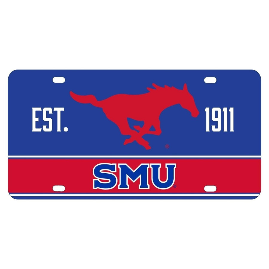 NCAA Southern Methodist University Metal License Plate - Lightweight, Sturdy and Versatile Image 1