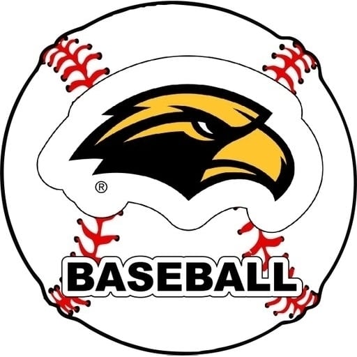 Southern Mississippi Golden Eagles 4-Inch Round Baseball NCAA Passion Vinyl Decal Sticker Image 1