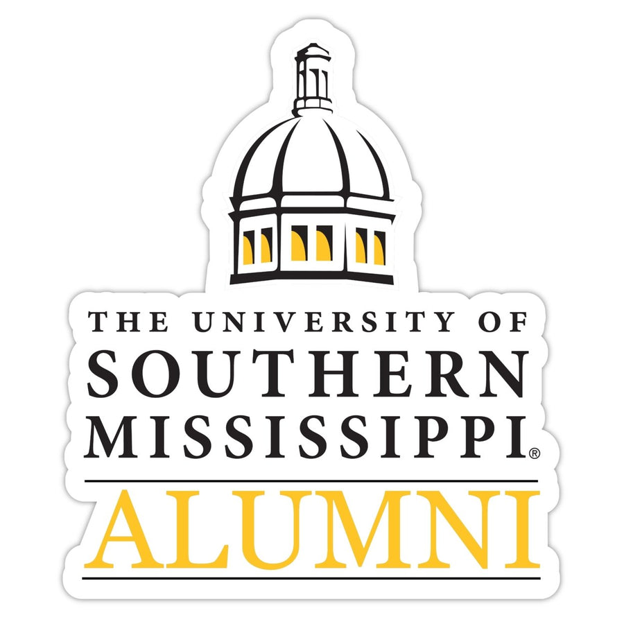 Southern Mississippi Golden Eagles 4-Inch Alumni NCAA Vinyl Sticker - Durable School Spirit Decal Image 1