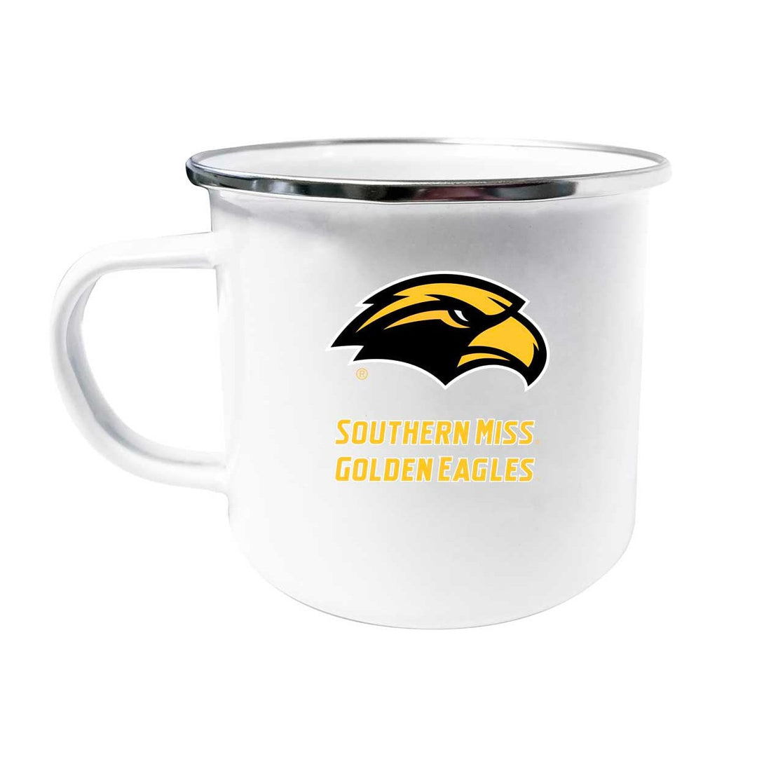 Southern Mississippi Golden Eagles Tin Camper Mug - Choose Your Color (Choose Your Color). Image 1